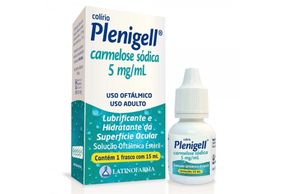 Plenigell 5mg/mL Solução oftálmica - Frasco com 15 mL