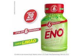 Sal de Fruta Eno 2.13g + 2.31g + 0.5g Pó efervescente Sabor Limão - Frasco com 100 g