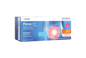 Florax 100 milhões/mL Suspensão oral - 10 Flaconetes com 5 mL