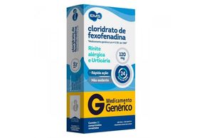 Cloridrato de Fexofenadina 120mg Comprimido Revestido - Caixa com 10 Comprimidos