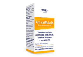 Arnica 185mg Comprimido - Caixa com 80 Comprimidos