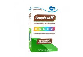 Complexo B Comprimido revestido - Caixa com 100 Comprimidos