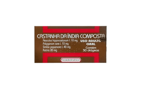 Castanha da India Composta Makrofarma com 30 Drágeas