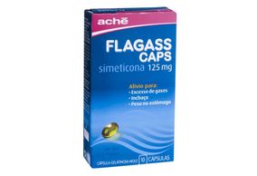 Flagass 125mg, caixa com 10 cápsulas