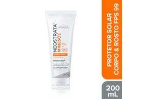 Protetor Solar FPS70 Neostrata Minesol Corpo e Rosto 200mL