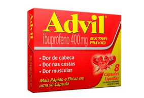Advil 400mg Cápsula mole - Caixa com 8 Cápsulas