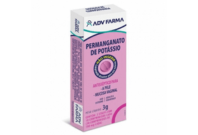 Permanganato de Potássio 100mg - Caixa com 30 Comprimidos