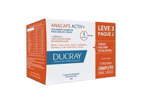 Ducray Anacaps Activ 90 Cápsulas