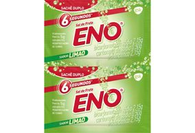 Sal de Fruta Eno 2.13g + 2.31g + 0.5g Pó Efervescente Sabor Limão - 2 Sachês com 5 g