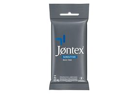 Preservativo Jontex Lubrificado Sensitive, 6 Unidades