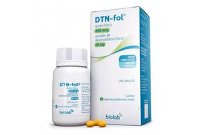 DTN-Fol 400mcg + 10mg Cápsula Mole - Caixa com 90 Cápsulas