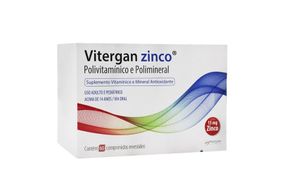 Vitergan Zinco Comprimido revestido - Caixa com 60 Comprimidos