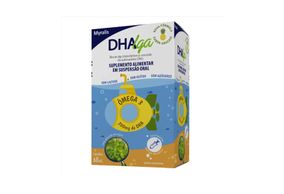 Ômega 3 Dhalga Solução Oral Sabor Limão 60mL