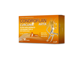 Condroflan Cúrcuma Artix - Caixa com 30 Cápsulas
