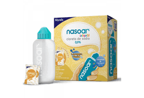 Nasoar Infantil 0,9% Solução Nasal 15 Envelopes com 1g