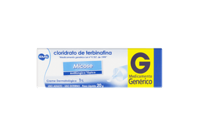 Cloridrato de Terbinafina 10MG/G Creme dermatológico - Bisnaga com 20 g