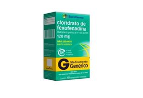 Cloridrato de Fexofenadina 120mg - 10 Comprimidos