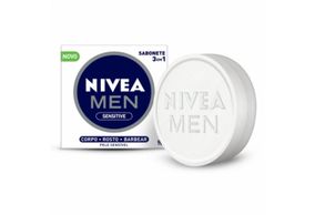 Sabonete 3 Em 1 Nivea Men Sensitive Barra 90g