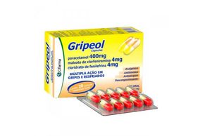 Gripeol 400MG/ML + 4MG/ML + 4MG/ML Cápsula gelatinosa dura - 20 Cápsulas