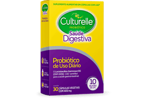 Culturelle Probiótico Saúde Digestiva - 30 Cápsulas Vegetais