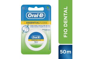 Fio Dental Oral-B Essential-Floss Menta, Menta 50m