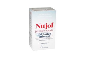 Nujol 200mL Óleo Mineral - Frasco com 200 mL