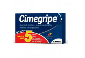 Cimegripe 4MG + 400MG + 4MG Cápsula gelatinosa dura - Caixa com 10 Cápsulas