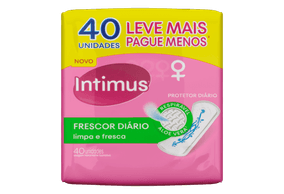 Protetor Diario Intimus Days com Perfume, sem abas, Leve 40 Pague 35