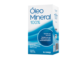 Óleo Mineral 100% - Frasco com 100mL