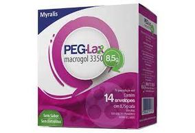 Peg-Lax 8,5g Em Pó Sem Sabor Com 14 Envelopes