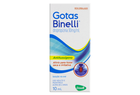 Gotas Binelli 30MG/ML Solução oral (gotas) - Frasco com 10 mL