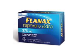 Flanax 275mg - Caixa com 20 Comprimidos Revestidos