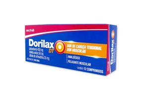 Dorilax DT 450MG + 50MG + 35MG Comprimido - Caixa com 12 Comprimidos