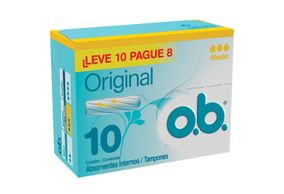 Absorvente Interno Ob Original Medio leve 10 pague 8