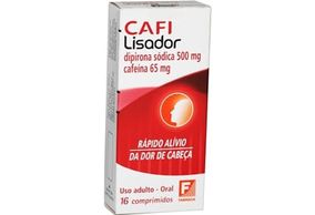 Cafilisador 65MG + 500MG Comprimido simples - Caixa com 16 Comprimidos