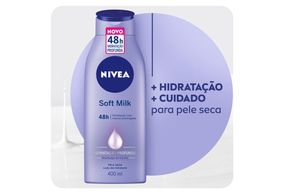 Hidratante Desodorante Nivea Soft Milk Pele Seca 400mL