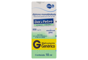 Dipirona 500mg/mL Solução Oral (Gotas) - Frasco com 10mL