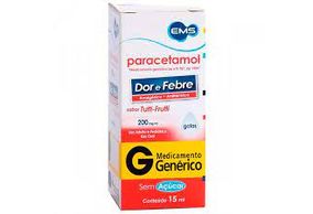 Paracetamol 200mg/ml   1 Solução Oral Gotas