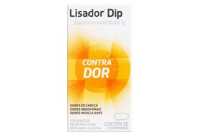 Lisador DIP 1G Comprimido simples - Caixa com 20 Comprimidos