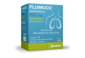 Fluimucil 600mg - Caixa com 16 Comprimidos Efervecentes