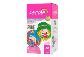 Lavitan Kids 60 Comprimidos Mastigáveis, Tutti Frutti