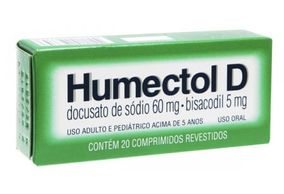 Humectol D 5MG + 60MG Comprimido revestido - Caixa com 20 Comprimidos