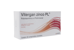Vitergan Zinco PL Associação - 30 Comprimidos Revestidos