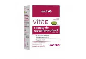 Vita E 400MG Cápsula mole - Frasco com 30 Cápsulas