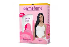 Sabonete Intimo Dermafeme Floral floral, líquido, 200mL, 2 unidades