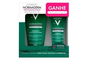 Kit Gel De Limpeza Facial Vichy Normaderm Phytosolution Com 150G + 40G