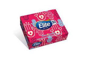 Lenço De Papel Folha Dupla Elite Softys 21,0Cm X 14,8Cm Caixa 50 Unidades