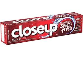 Creme Dental Closeup Acao Profunda Red Hot, Red Hot, 90g