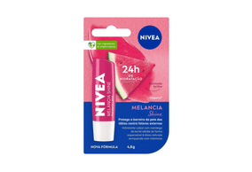Protetor Labial Nivea Shine Protetor labial Nivea Melancia Shine 4,8g