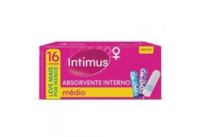 Intimus Absorvente Interno Médio C/16